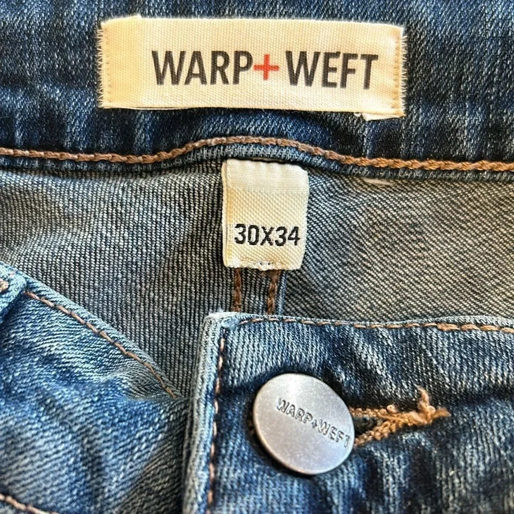 NEW Warp And Weft Mens ORD Chicago Straight Jeans